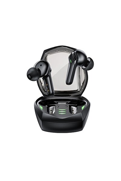 SOHO Căști Bluetooth intraauriculare cu carcasă de încărcare și lumină LED, conectivitate 12 m, negre