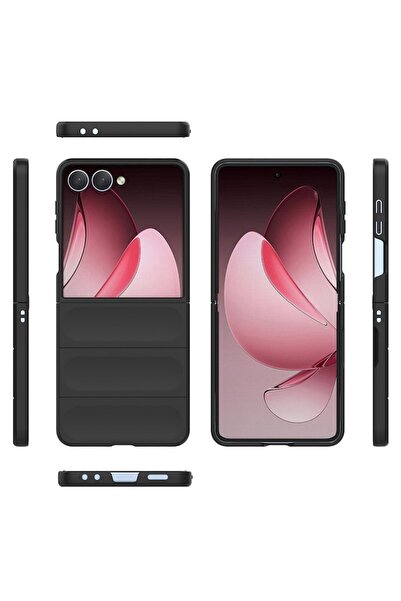 Stef's Cat Husa pentru Samsung Galaxy Z Flip7, Magic Shield, E66, Poliuretan, Bordeaux