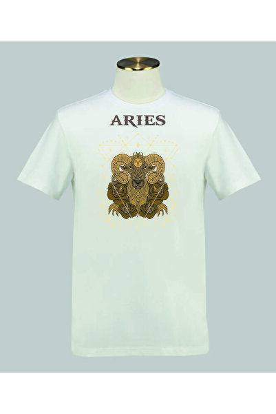 Butik Aries Zodiac Sign Digital Printed Tshirt