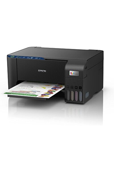 EPSON Ecotank L3251 Home Ink Tank Printer A4, Colour, 3-In-1 With Wifi And Smartpanel App Connect