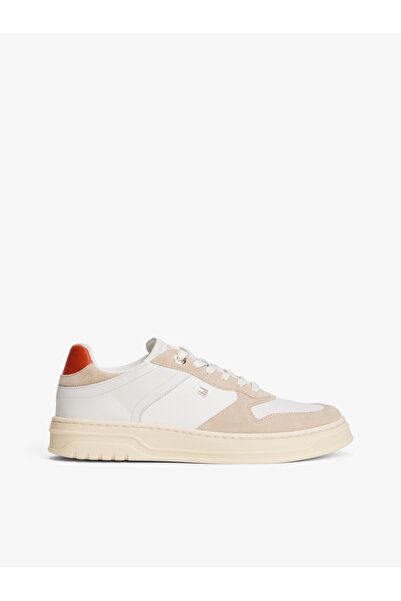 Tommy Hilfiger Th Sporty Cupsole Bej Kadın Sneaker