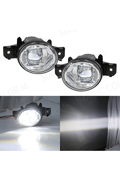 choice2 مصابيح ضباب أمامية LED بيضاء عدد 2، مصابيح تشغيل نهارية أمامية للسيار...