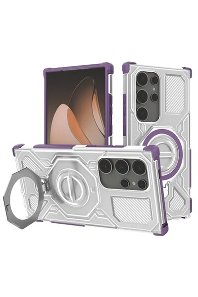 Stef's Cat Husa pentru Samsung Galaxy S24 Ultra, Carbon Shield PRO, V45, Poli...