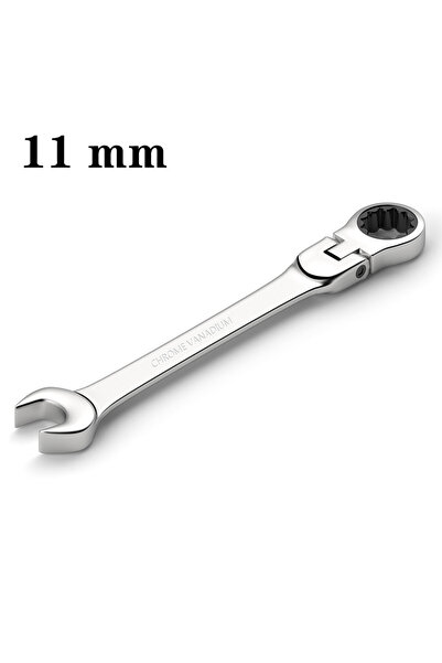 Choice4 11mm Flex-head Ratcheting Wrench Set,1Pcs Metric 6-24mm Chrome Vanadi...
