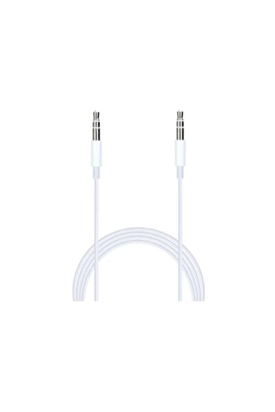 OEM Cablu audio AUX - conector jack 3,5 mm, 1 metru, alb