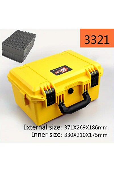 Choice7 3321Yellow Waterproof Shkproof Tool Storage Case Perfect for Protect ...