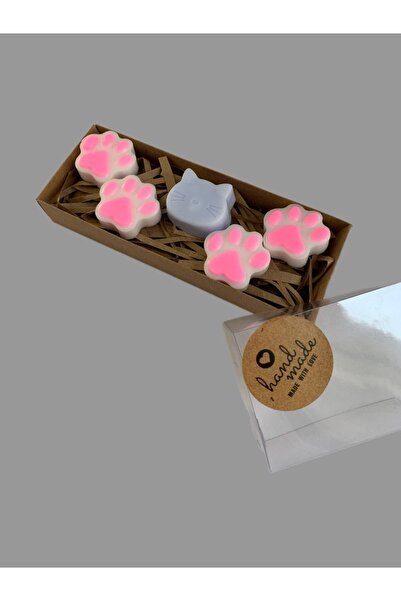 LUXLIGHT Handmade Colorful Decorative Gift Scented Mini Soap Set with Cat