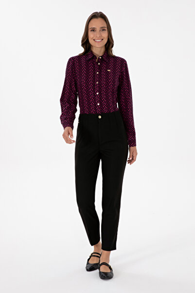 U.S. Polo Assn. Női fukszia hosszú ujjú ing 50310242-VR023