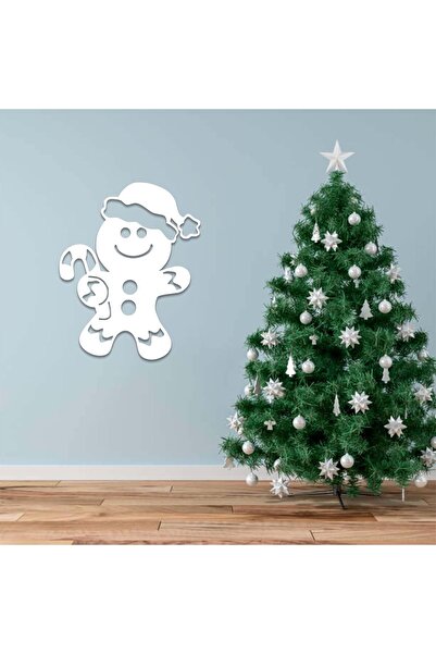 Slasa لوحة فنية جدارية من الأكريليك بتصميم رجل خبز الزنجبيل لعيد الميلاد، 24 ...