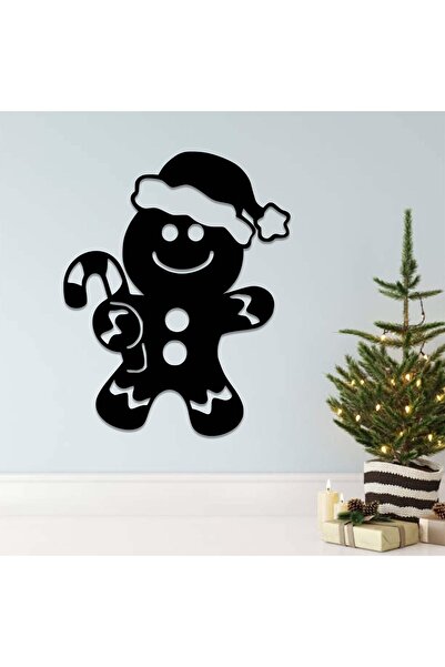 Slasa لوحة فنية جدارية مصنوعة من الأكريليك لرجل خبز الزنجبيل لعيد الميلاد 30×...