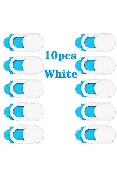 Choice6 10 PCS White 20/10/5/1pcs Sliding Webcam Cover Laptop Camera Cover Sl...