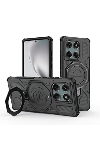 Stef's Cat Husa pentru Motorola Edge 60 Pro, Carbon Shield PRO, U4, Policarbo...