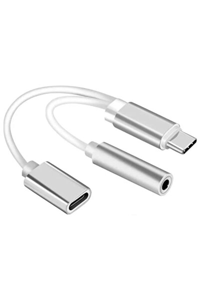 XTI Προσαρμογέας ήχου USB Type-C mama la USB Type-C tata si Jack 3,5mm mama, ...