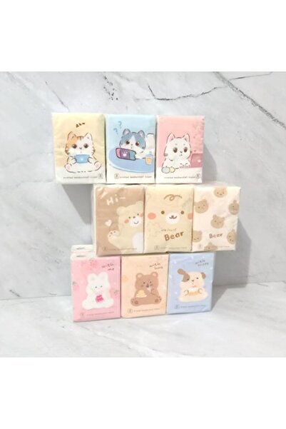 Hediye Rüzgarı عبوة من 9 مناديل مبللة للأطفال |   لطيف وممتع ومناسب للمدرسة