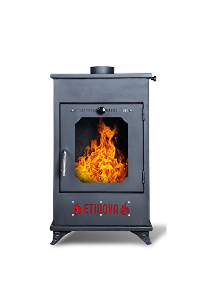 etinova Eti-B1 Büyük Fırınsız Şömine Tipi Pelet Soba