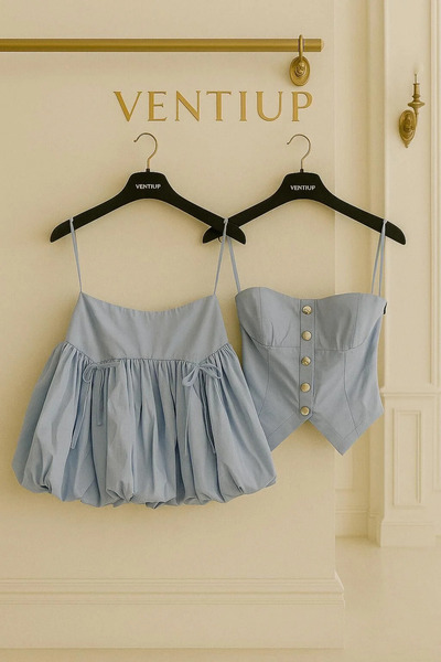 VENTİUP Luna Takım Buz mavisi