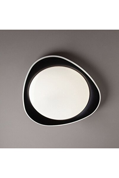 SMARTER Smarter LED ceiling light, metal and acrylic structure, 24W, 1365lm, neutral light, black and white