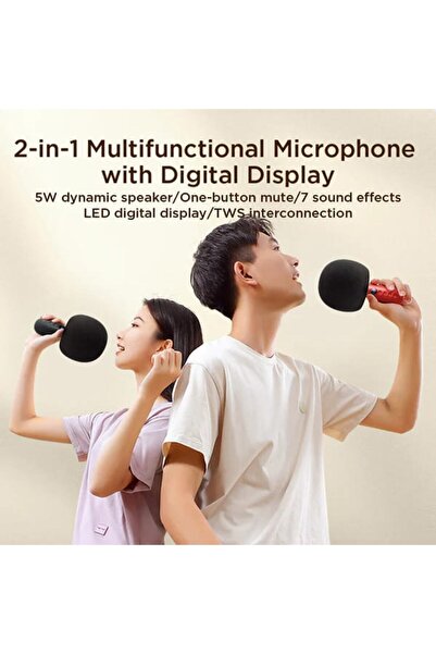 Danex Wireless Microphone, TWS, 5W, I48, Silicon Flex, Deep Dark