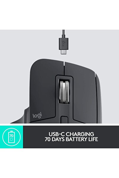 logitech ماوس ليزر MX Master 3 للأعمال - جرافيت