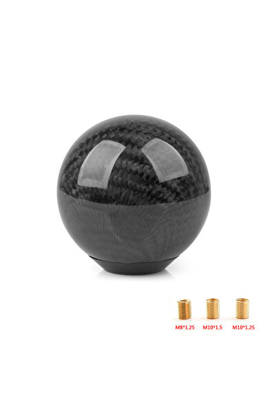 Choice1 TW-YX JDM Style Universal Oval/Sphere Carbon Fiber Manual Gear Shift ...
