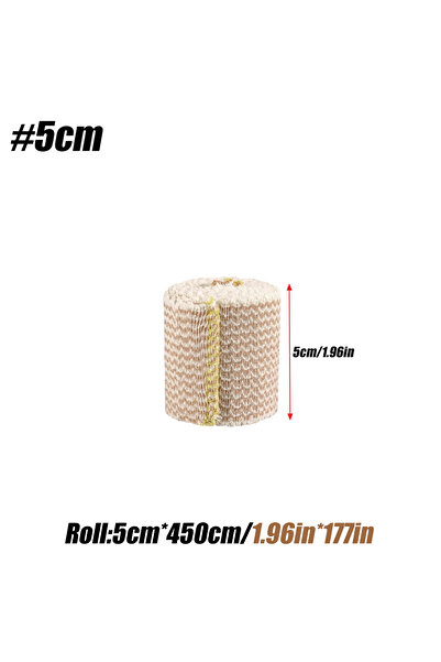 Choice ضمادة مرنة ممتازة 5 سم، لفة واحدة، ضمادة ضغط خالية من اللاتكس والقطن م...