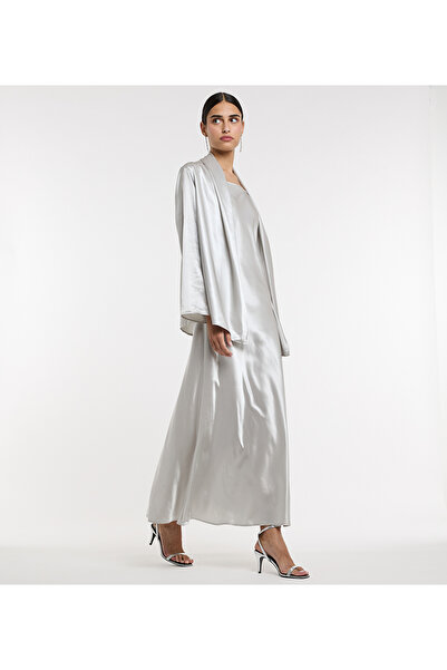 BCBG SILVER-WOMEN-WOVEN DRESS