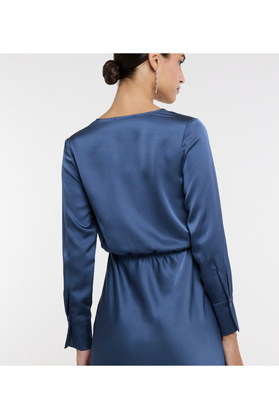 BCBG BLUE-WOMEN-WOVEN DRESS