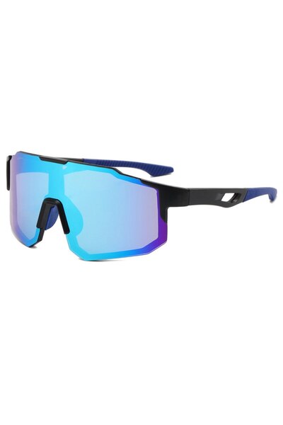 Stef's Cat Ochelari de ciclism, C29, policarbonat, negru/albastru