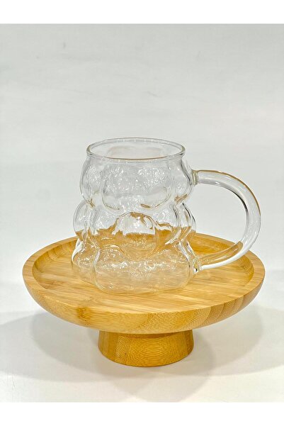 isra kristal Glass Mug with Handle - Coffee, Tea and Soft Drink Cup