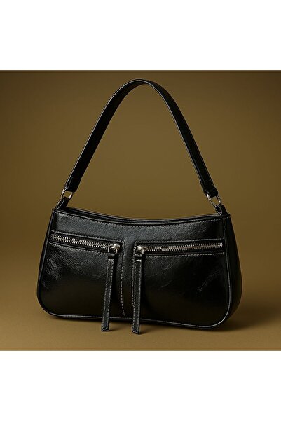 mıchael polo حقيبة يد وكتف نسائية من مايكل بولو بتفاصيل سحاب مزدوج