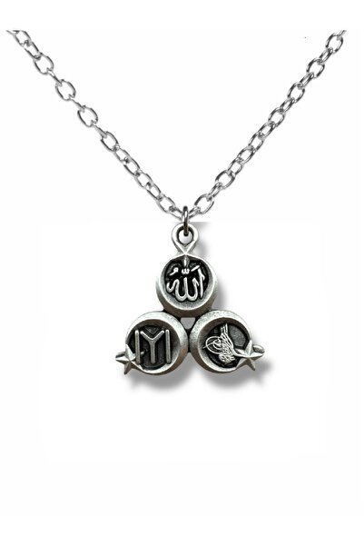 Herşey Nota قلادة تركية مكونة من 3 قطع - قلادة للجنسين تحمل شعارات العثمانية،...