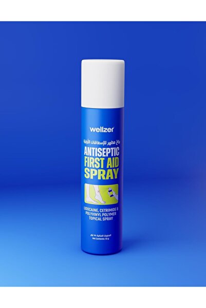 Generic Wellzer Antiseptic First Aid Spray, Lidocaine and Cetrimide Formula, 55g