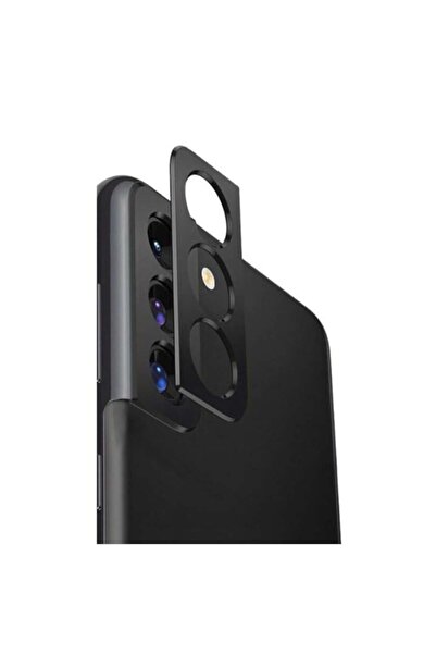 OEM Camera Protection Glass Compatible with Samsung Galaxy S22 Plus, 9H Hardness, Black-Transparent