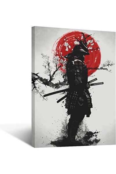 Emoda home Trove مطبوعات جدارية فنية من قماش الساموراي الياباني من ALAYRA مقاس 40 × 60 سم، عمل فني ملهم من Bushido