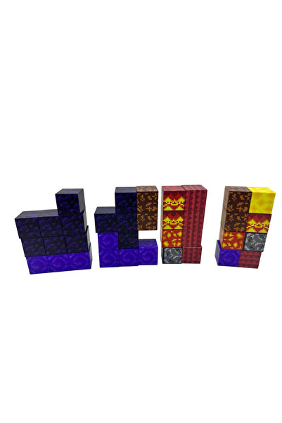 JPT Minecraft Nether Magnetic Cube Set 36 Pieces