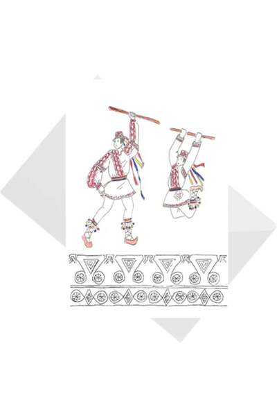 MargotshopArt Felicitare, Calusarii, 15 x 21 cm