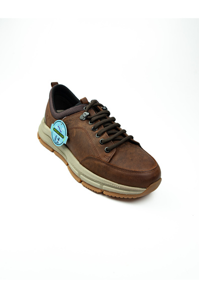KİNG PAOLO King Paolo 1311 Tan Nubuck Leather Men's Casual Shoes