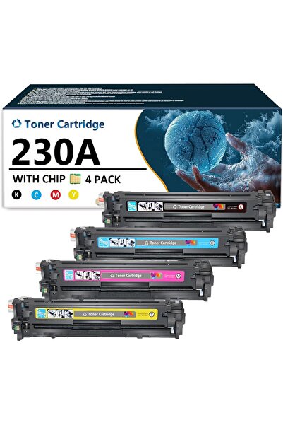 HP 230A Muadil Toner Seti Çipli | Color Pro 4203dw 4203dn MFP 4303dw