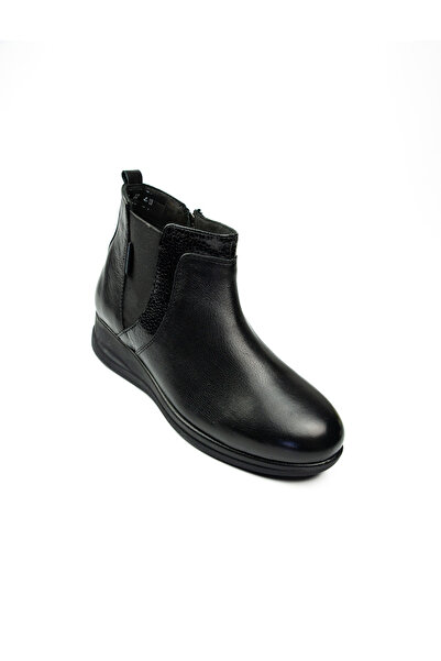 KİNG PAOLO King Paolo 5173 Black Leather Women's Boots