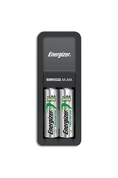 Energizer Set incarcator Mini, 4 acumulatori AAA 700mAh inclusi, negru