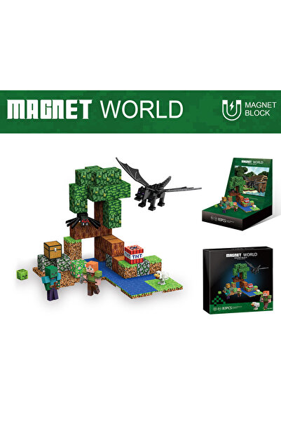 JPT Minecraft Magnetic Cube Set - Forest Adventure