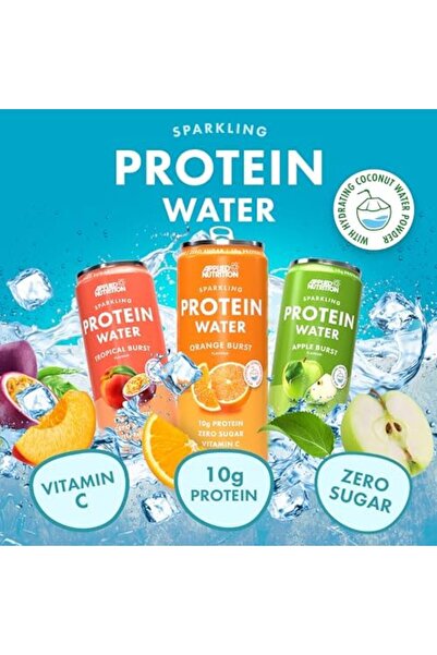 applied nutrition Sparkling Protein Water 10g Collagen Boost – Low-Calorie Hydration with Vitamiin C (Pack of 12)