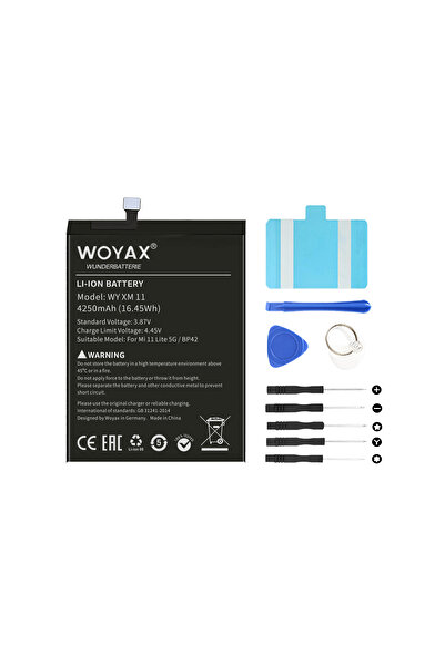 woyax by Deji Xiaomi Mi 11 Lite (5G) Mucize Batarya
