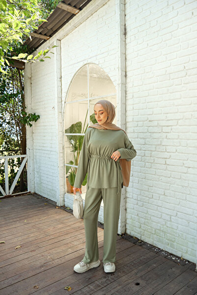 LOCCO Set dublu cu detaliu de legare în talie pentru femei Ada Tea