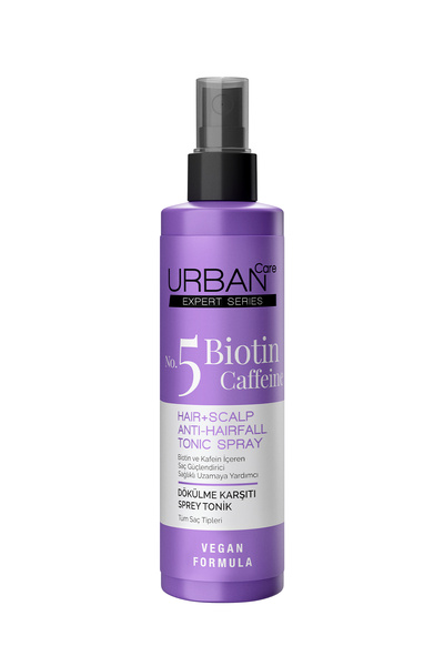 Urban Care مجموعة منشط البيوتين والكافيين المضاد للانسكاب 2x200 مل - نباتي
