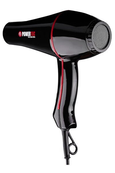 POWERTEC TR-601 (2500 W) Turbo Professional Series Fön Makinesi & Saç Kurutma 2.7m Uzun Kablolu Yeni Versiyon