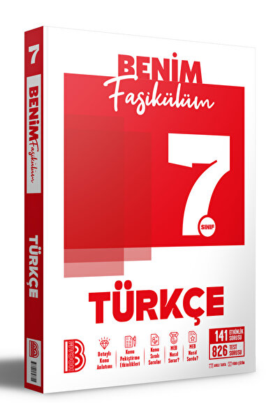 Benim Hocam Yayınları 7. Sınıf Türkçe Benim Fasikülüm Benim Hocam Yayınları