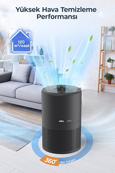 Sinbo SAP-5508 Akıllı H13 Hepa Filtreli Wifi Özellikli Akıllı Hava Temizleyici