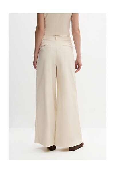 LEFTIES Nő széles lábú, redős nadrág