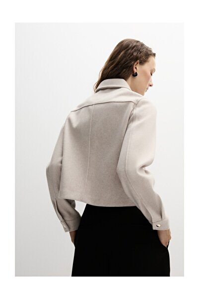 LEFTIES Woman Felt Texture Jacket